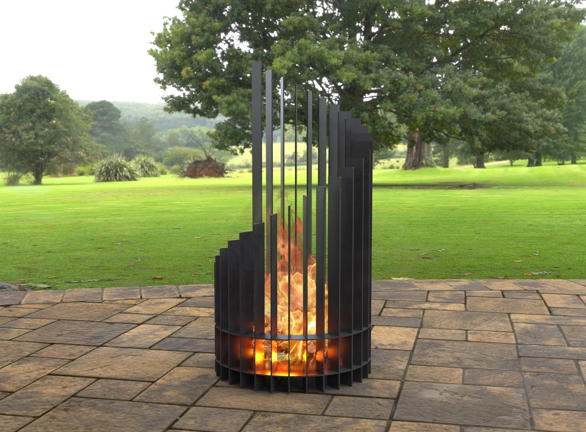 Twisted High Fire Pit