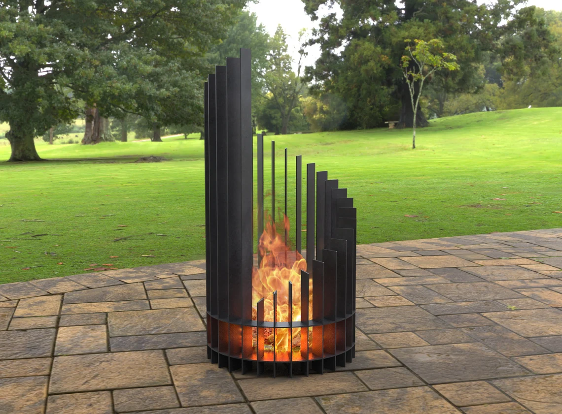 Twisted High Fire Pit