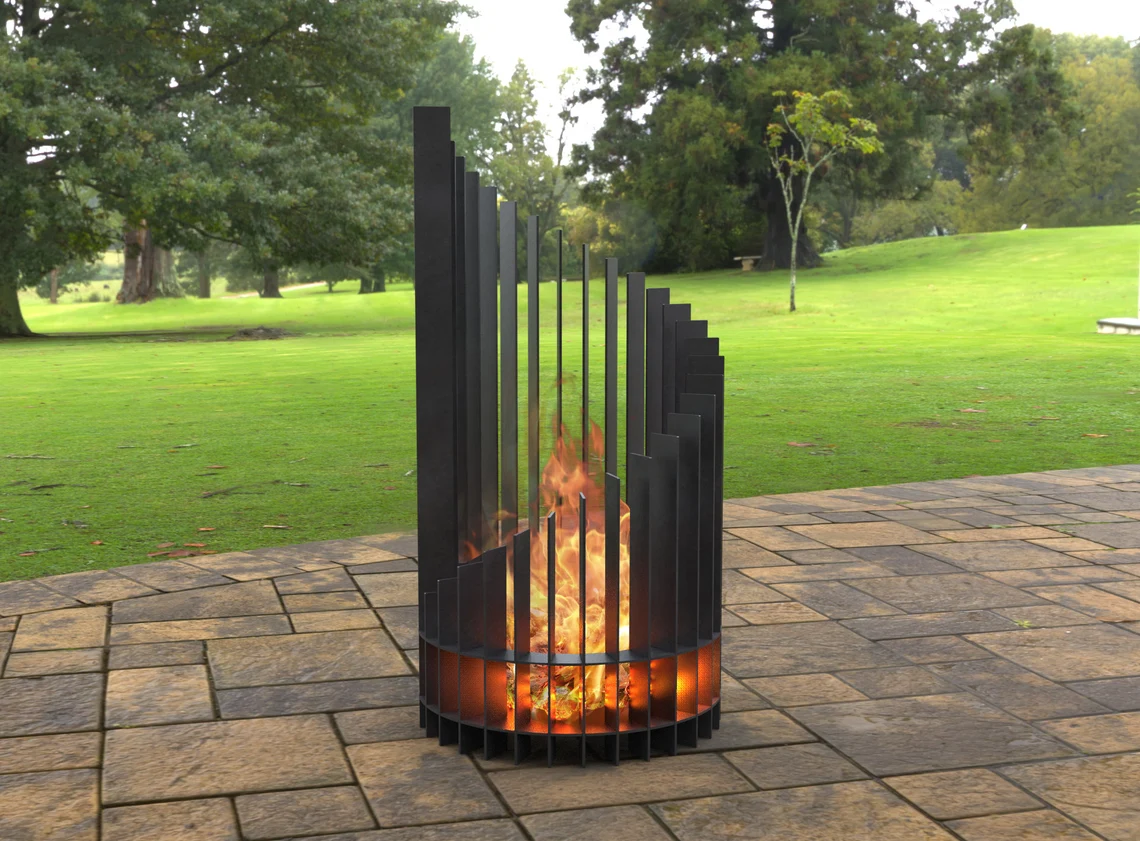 Twisted High Fire Pit