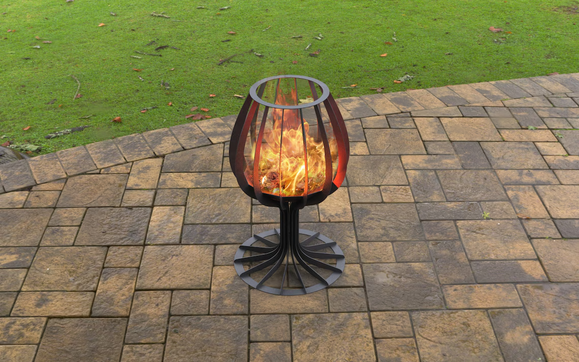 Wine Glass Firepit