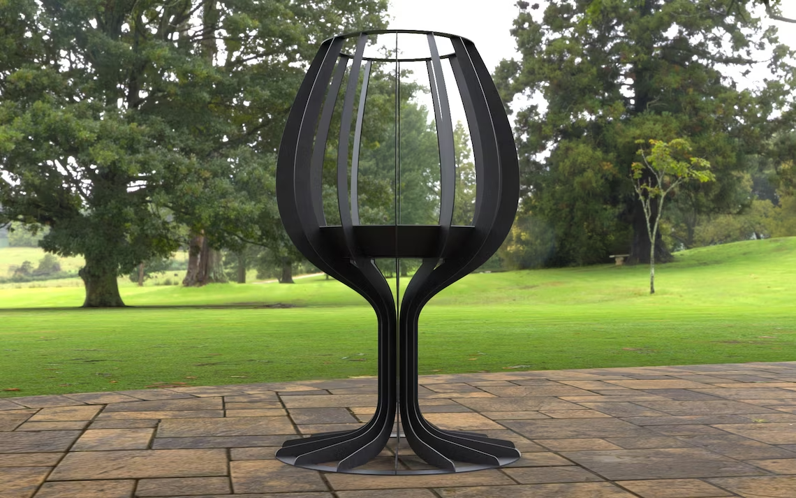 Wine Glass Firepit