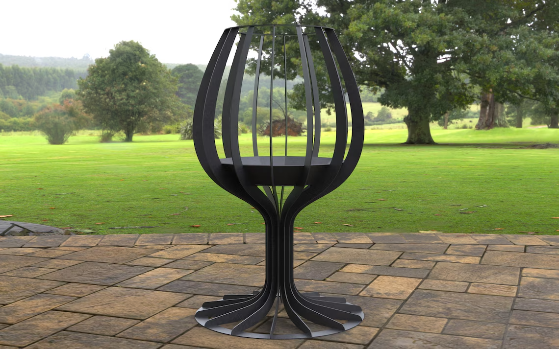 Wine Glass Firepit