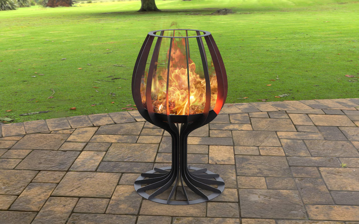 Wine Glass Firepit