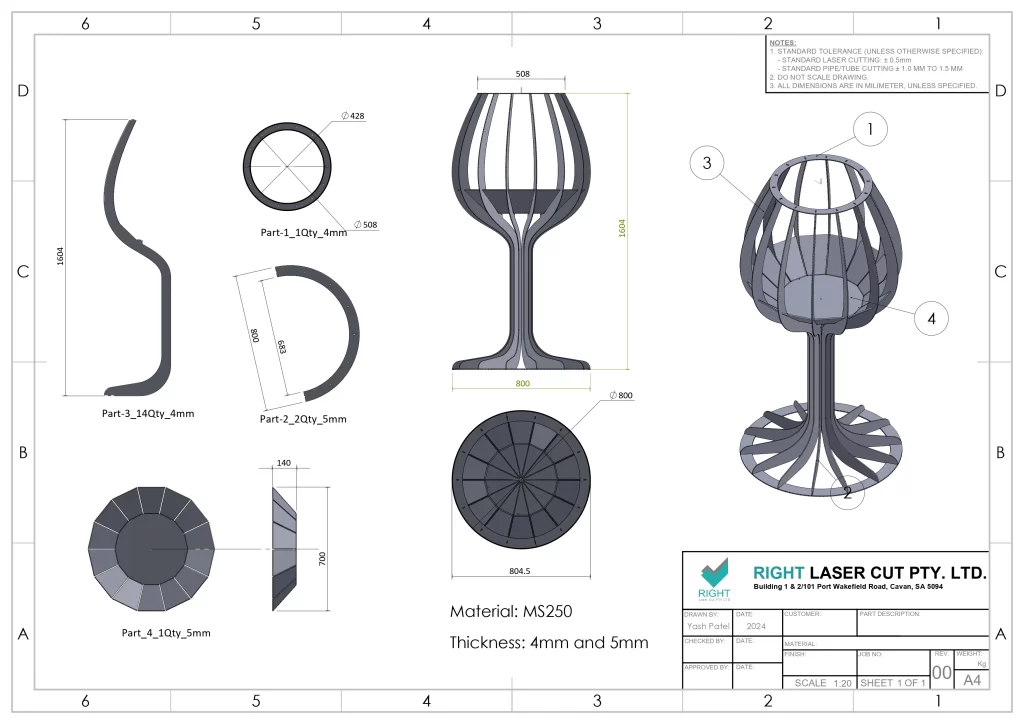 Wine Glass Firepit