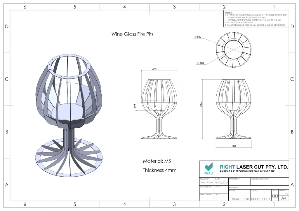 Wine Glass Firepit